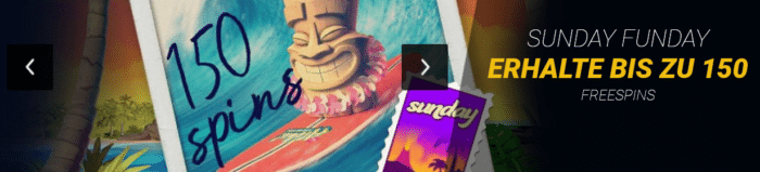 150 free spins